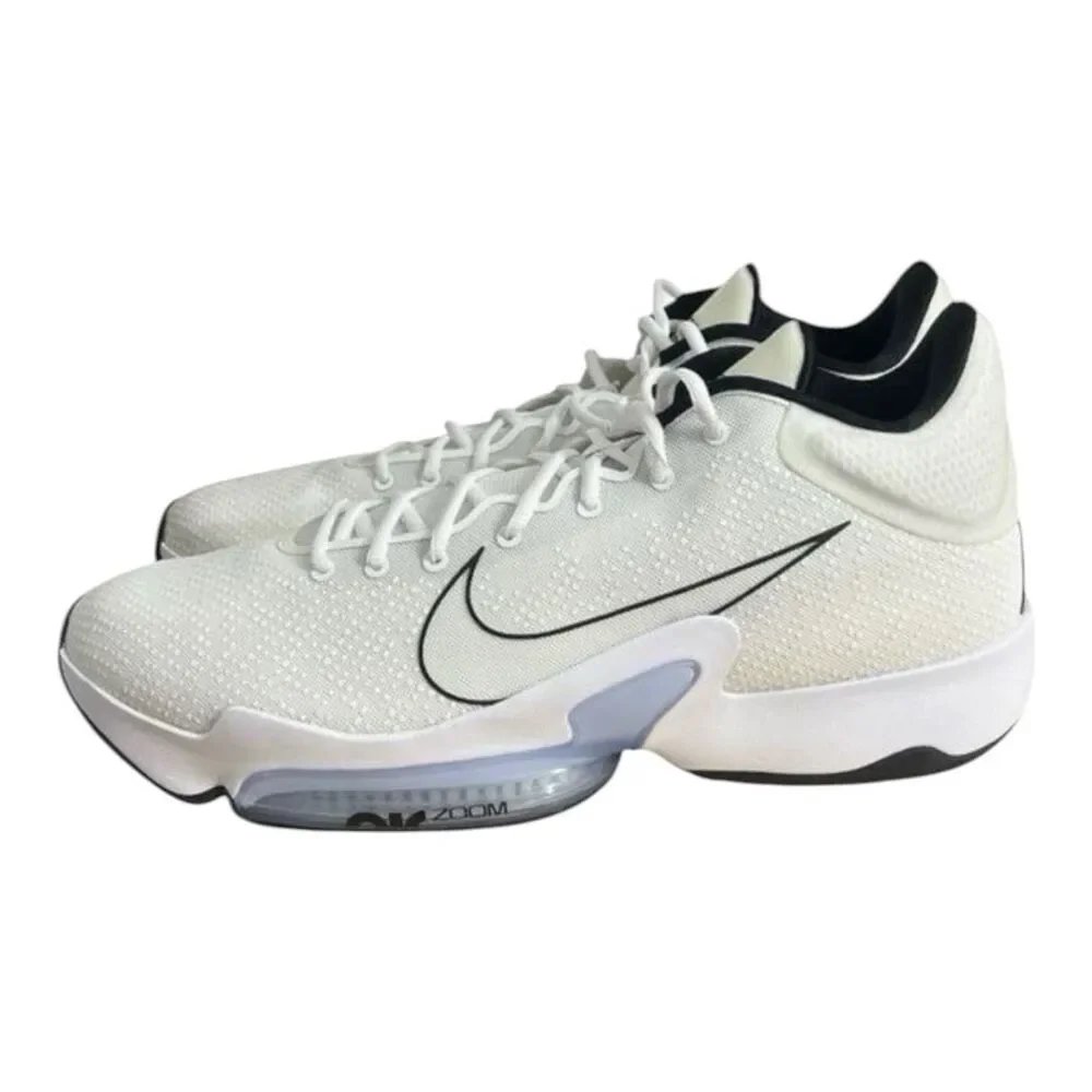 Nike Zoom Rize 2 TB Promo Basketball Shoes Men Size 18 White & Black Sneakers